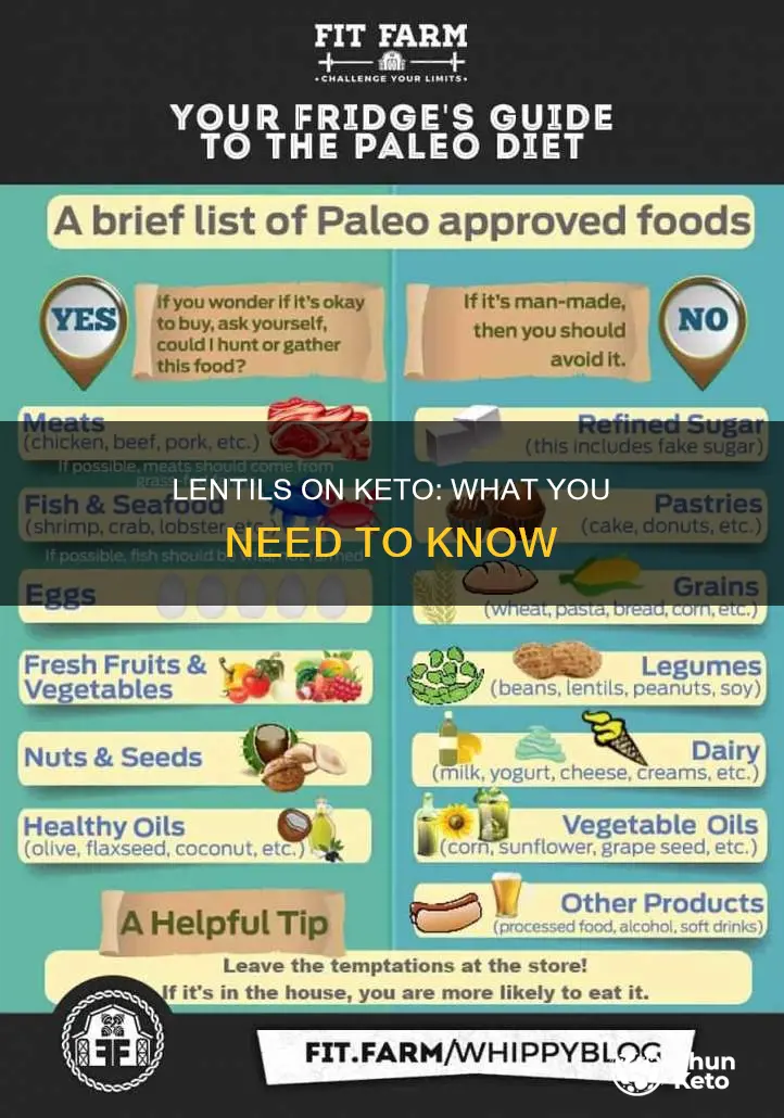 can ypu eat lentils on flexible keto diet