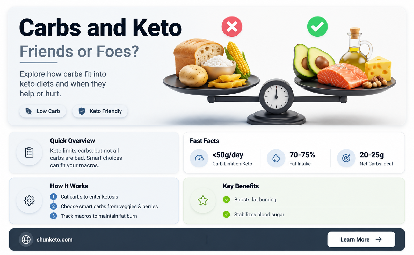 are carbs keto friendly