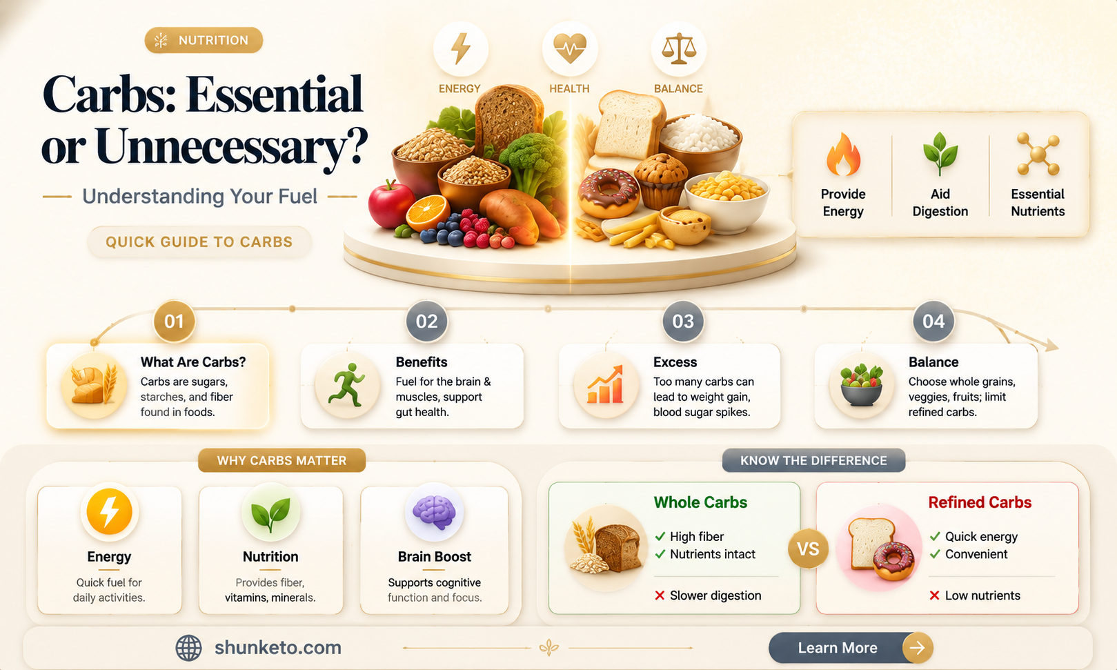 are carbohydrates needed in diet