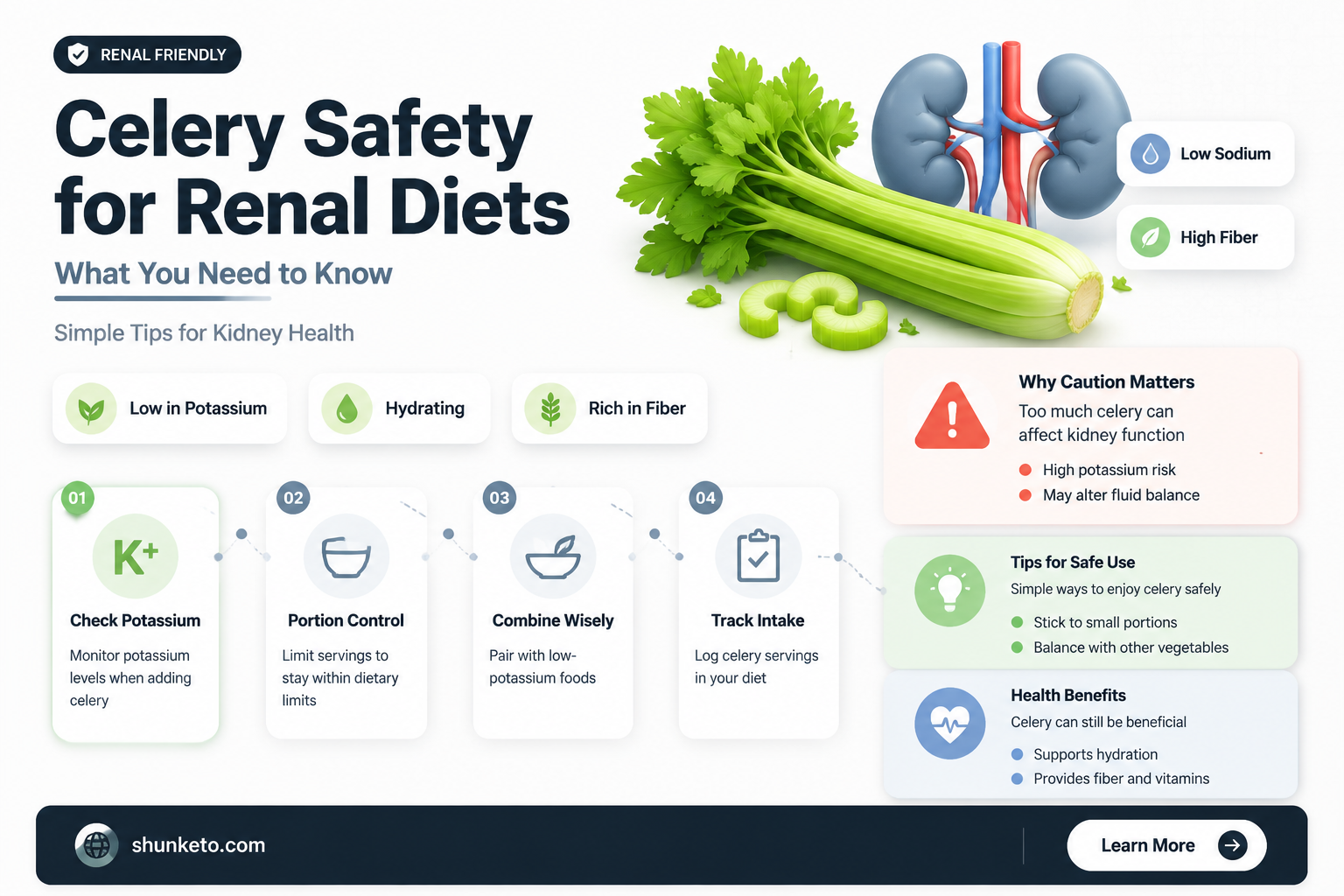 are celery safe for renal diet