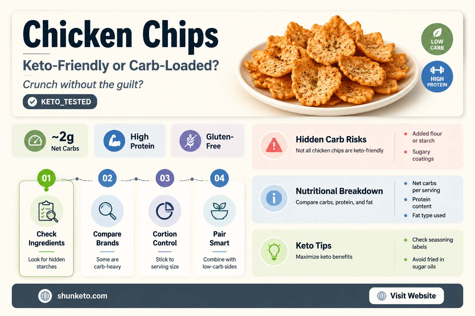 are chicken chips keto
