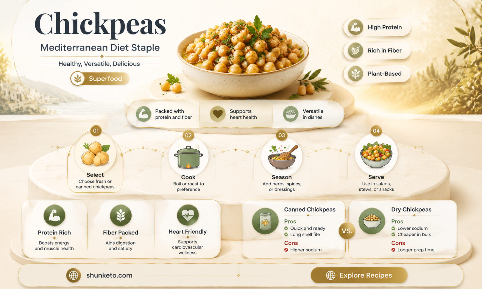 are chickpeas mediterranean diet