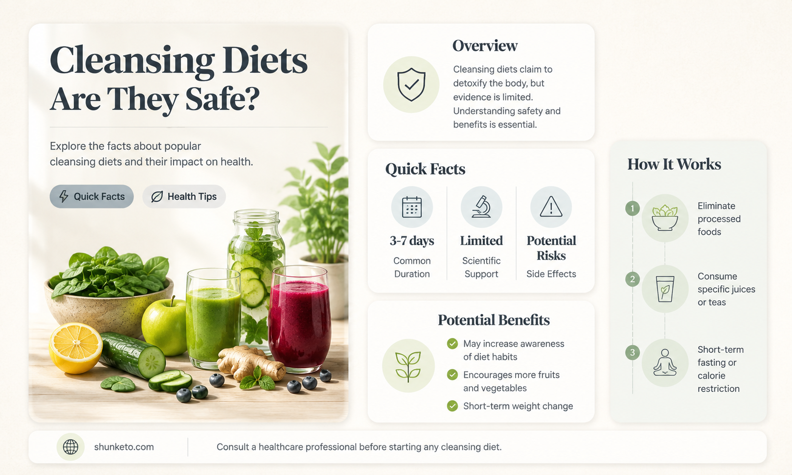 are cleansing diets safe