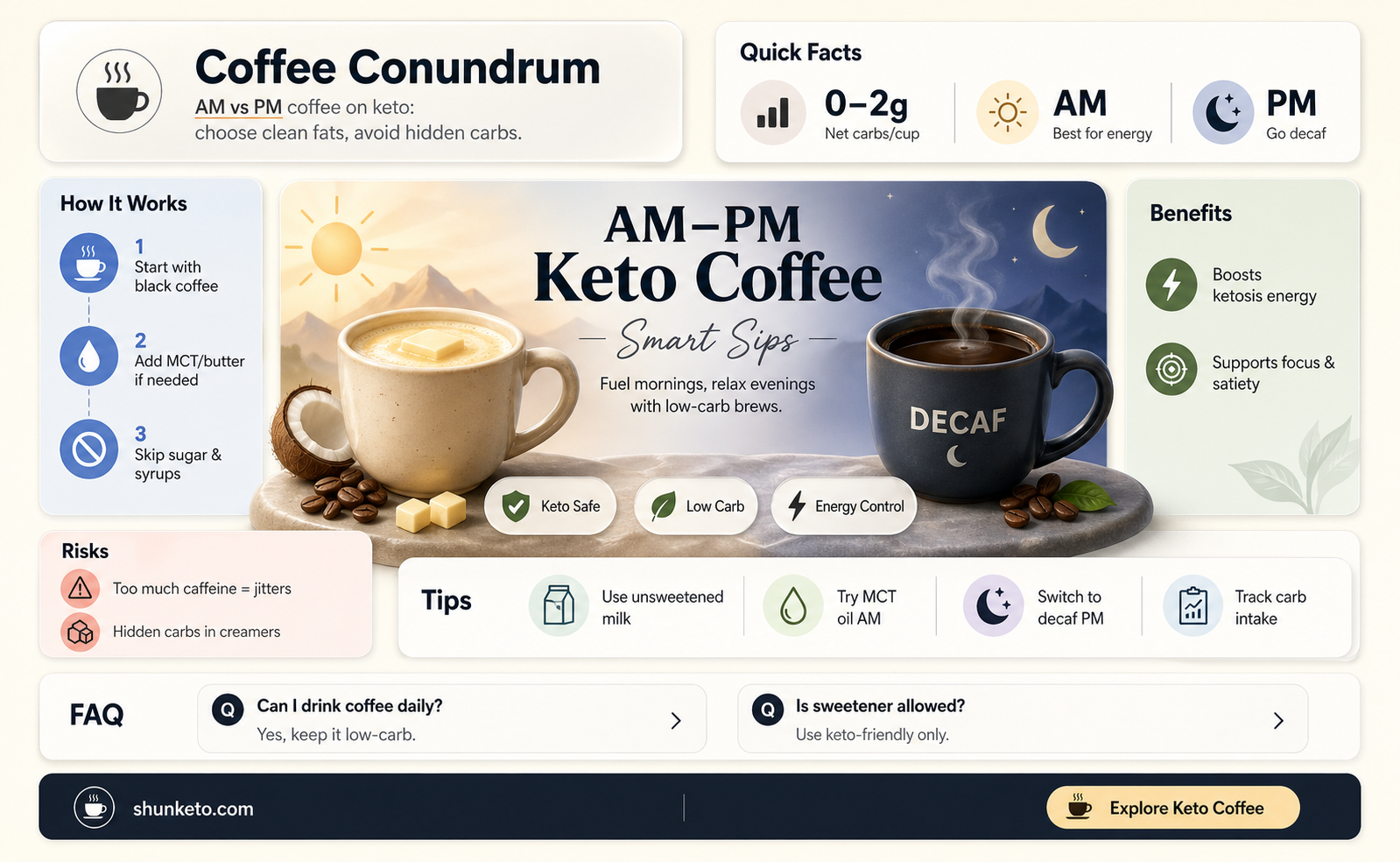 am pm coffee on keto