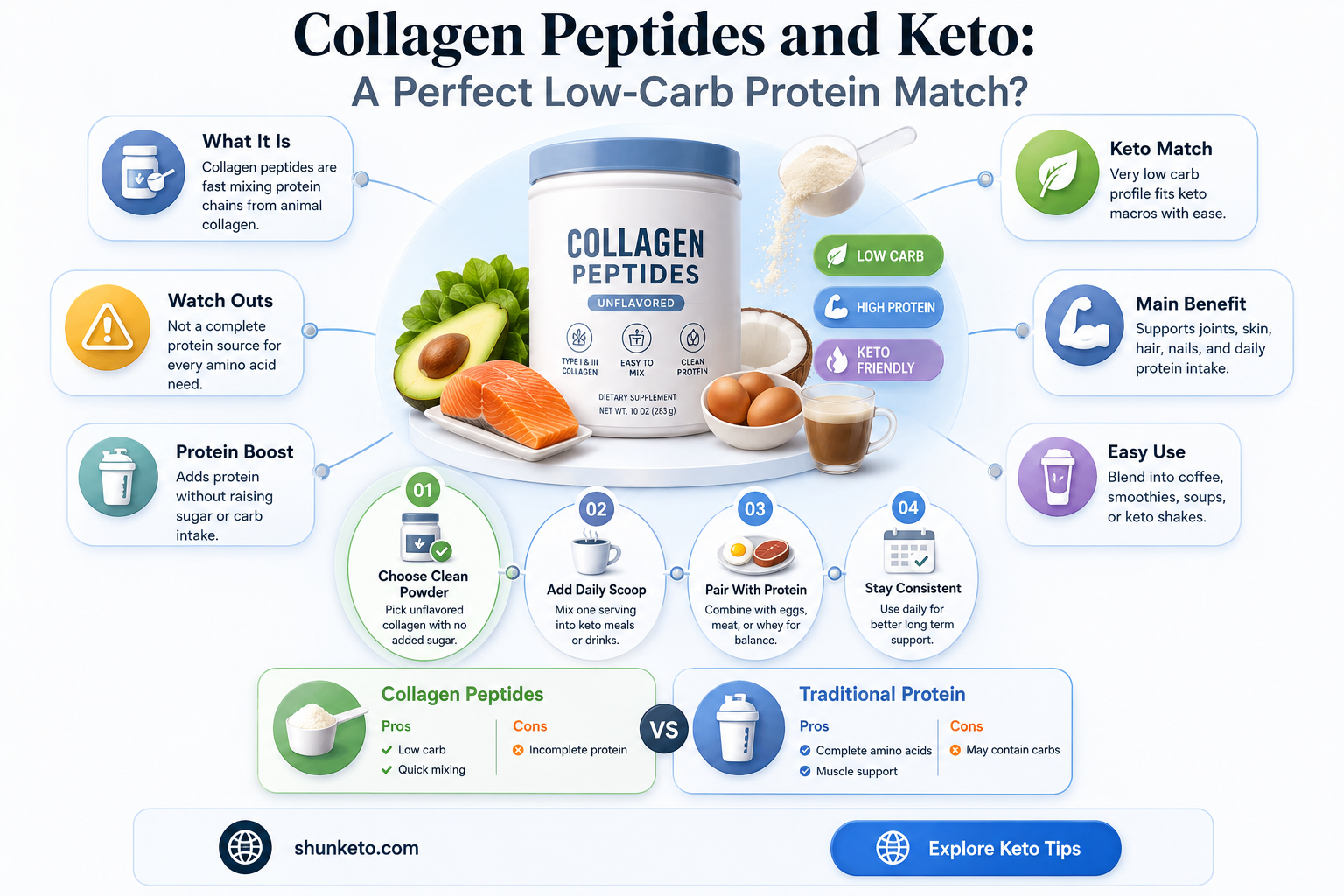 are collagen peptides keto