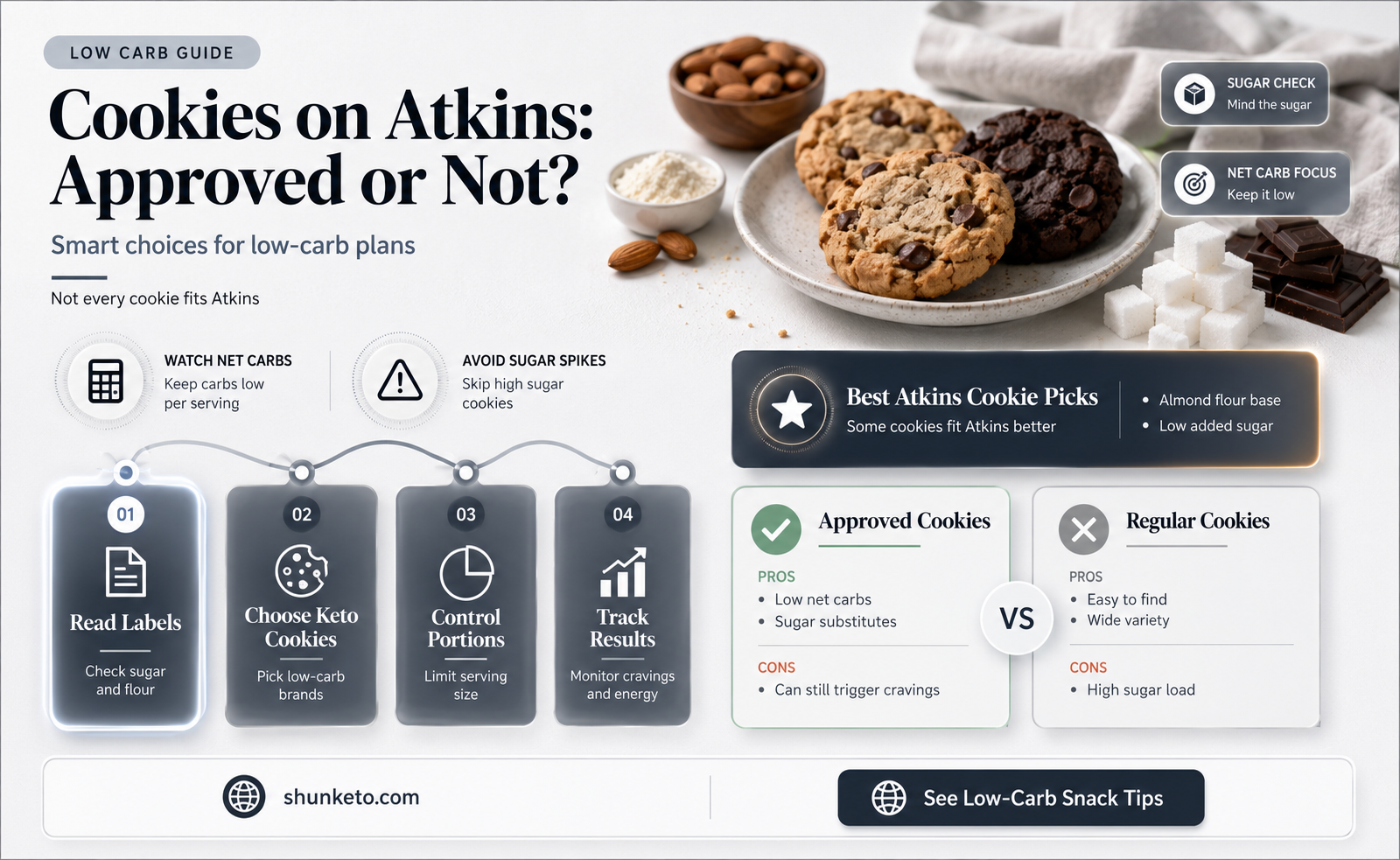 are cookies approved on atkins diet