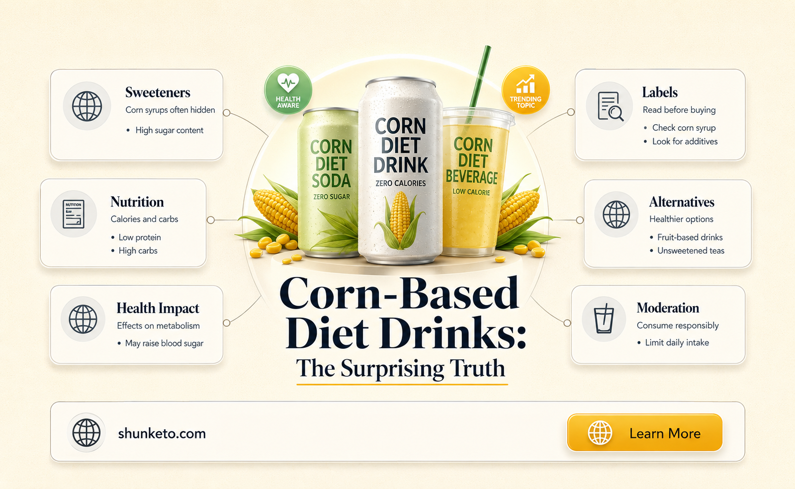 are diet drinks made with lots of corn