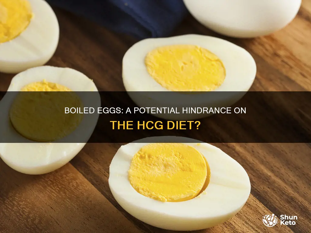 could boiled eggs stall you on hcg diet