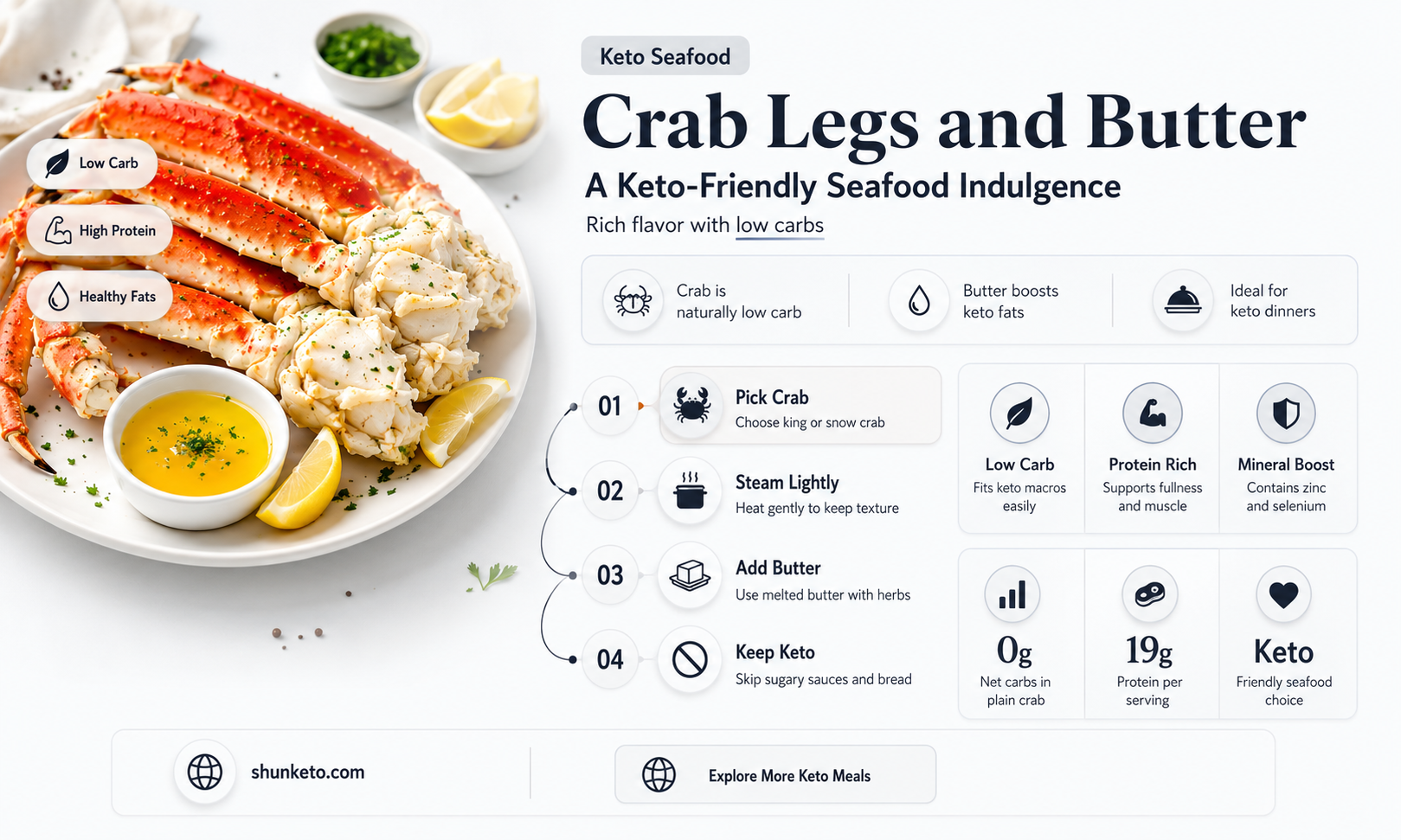 are crab legs and butter keto