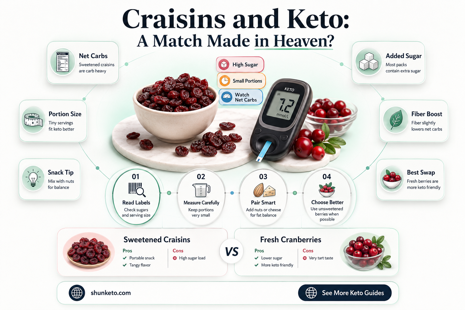 are craisins allowed on keto