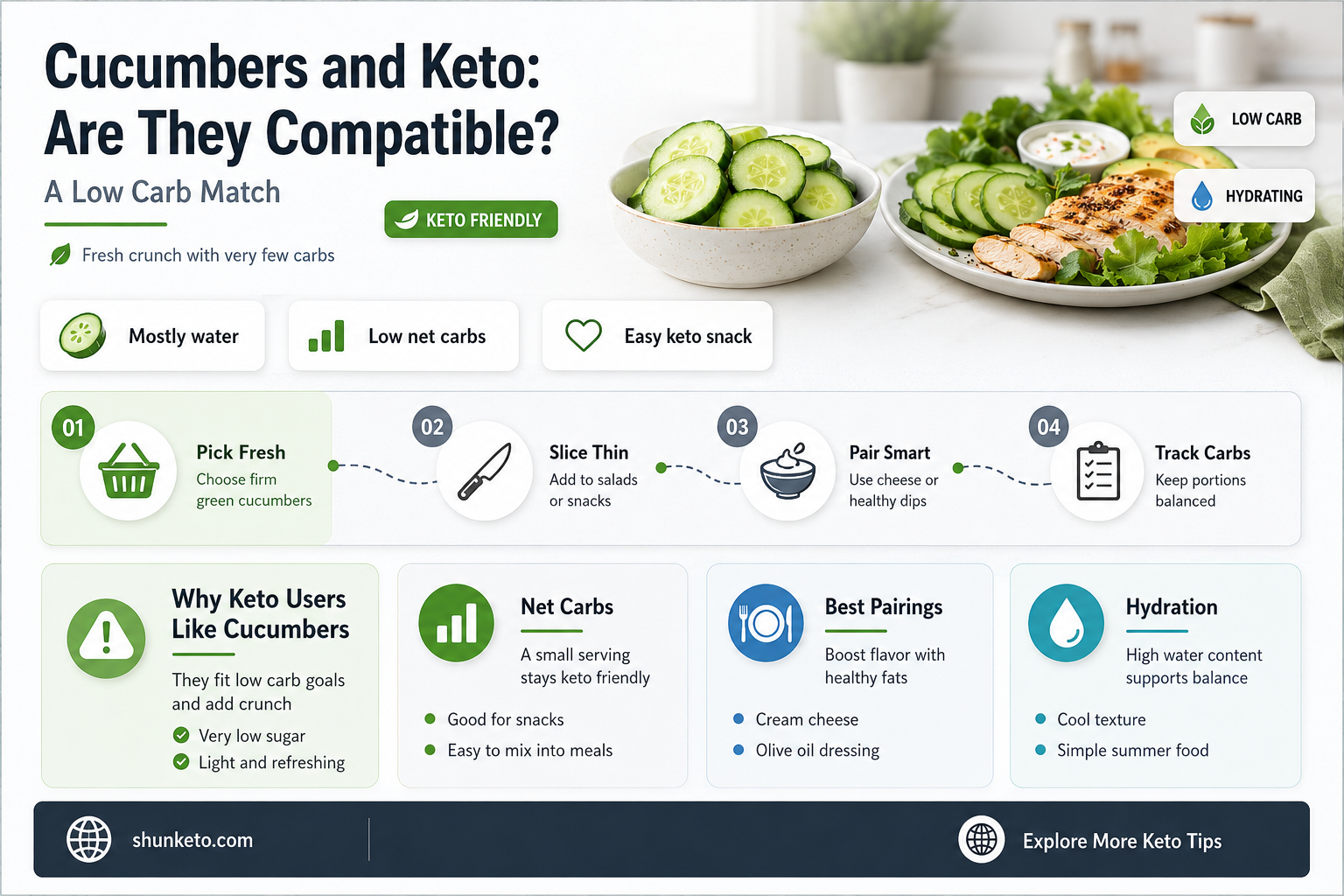 are cucumbers a keto food