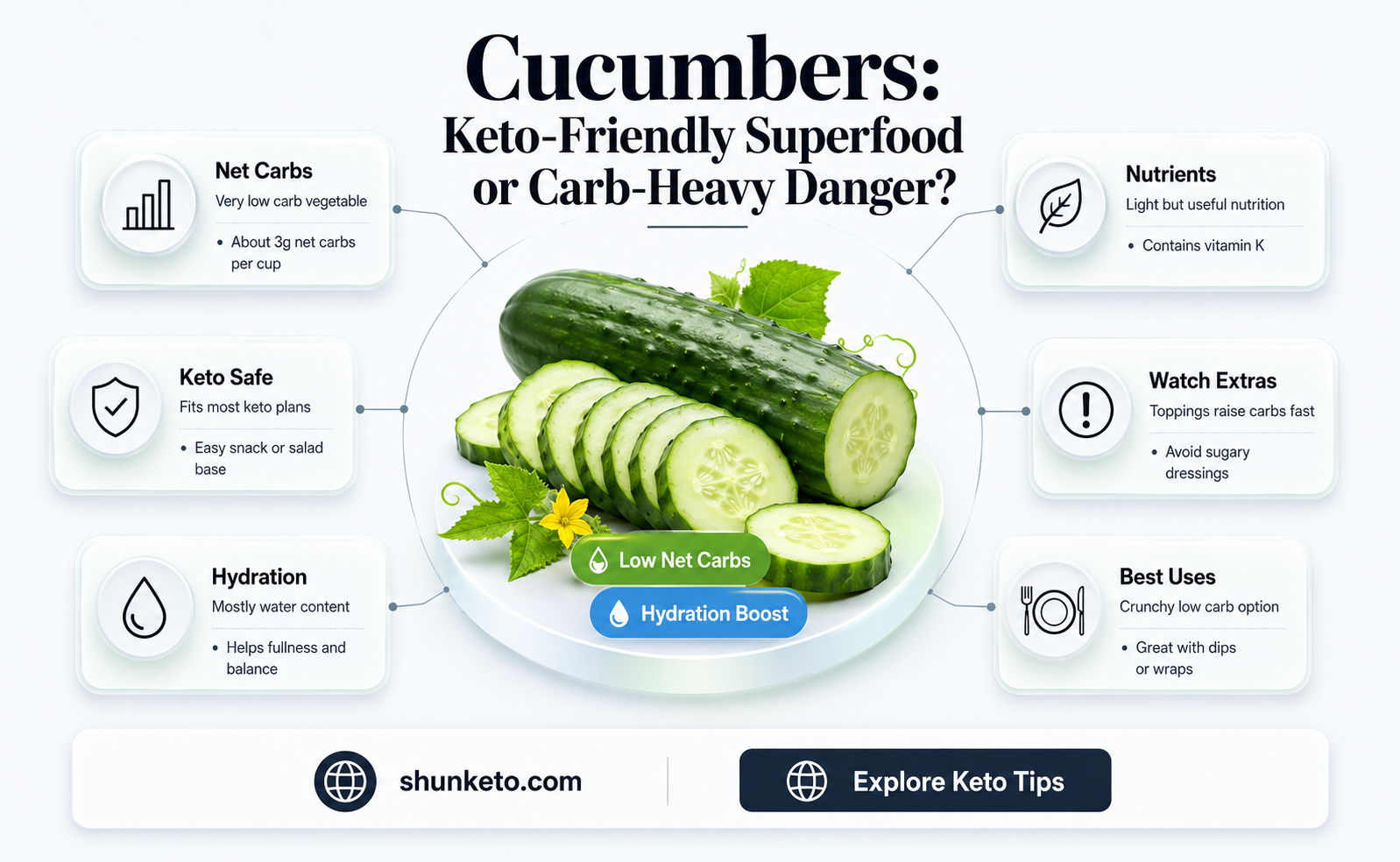 are cucumbers keto approved