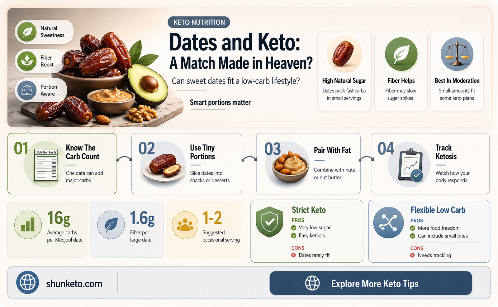 are dates keto approved
