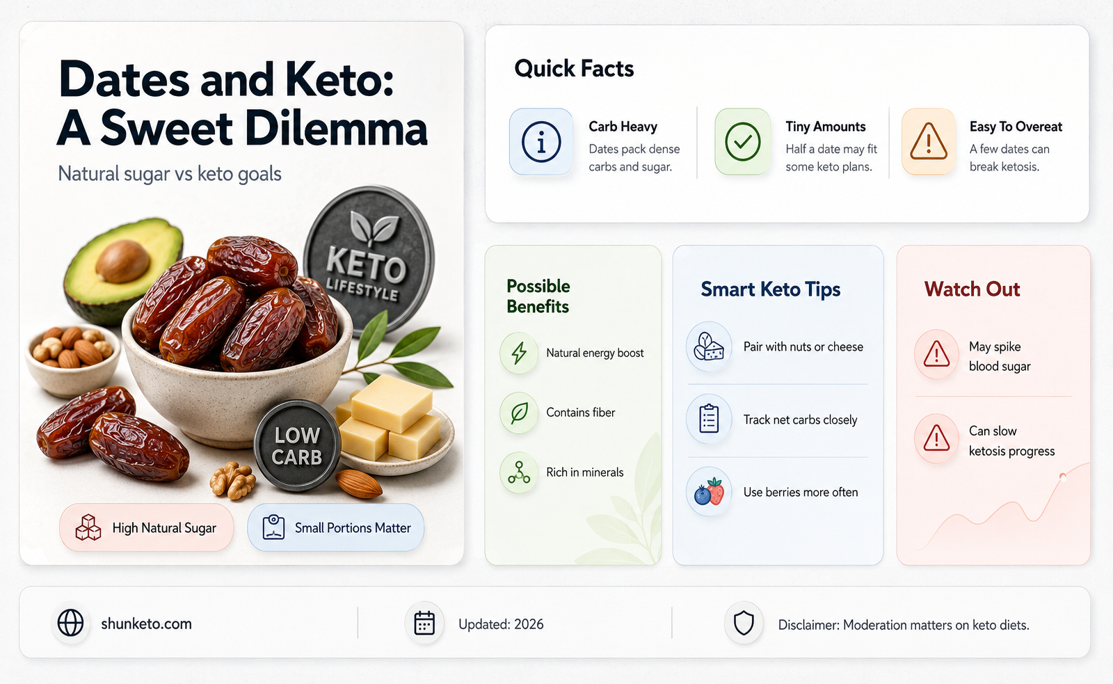 are dates allowed in keto