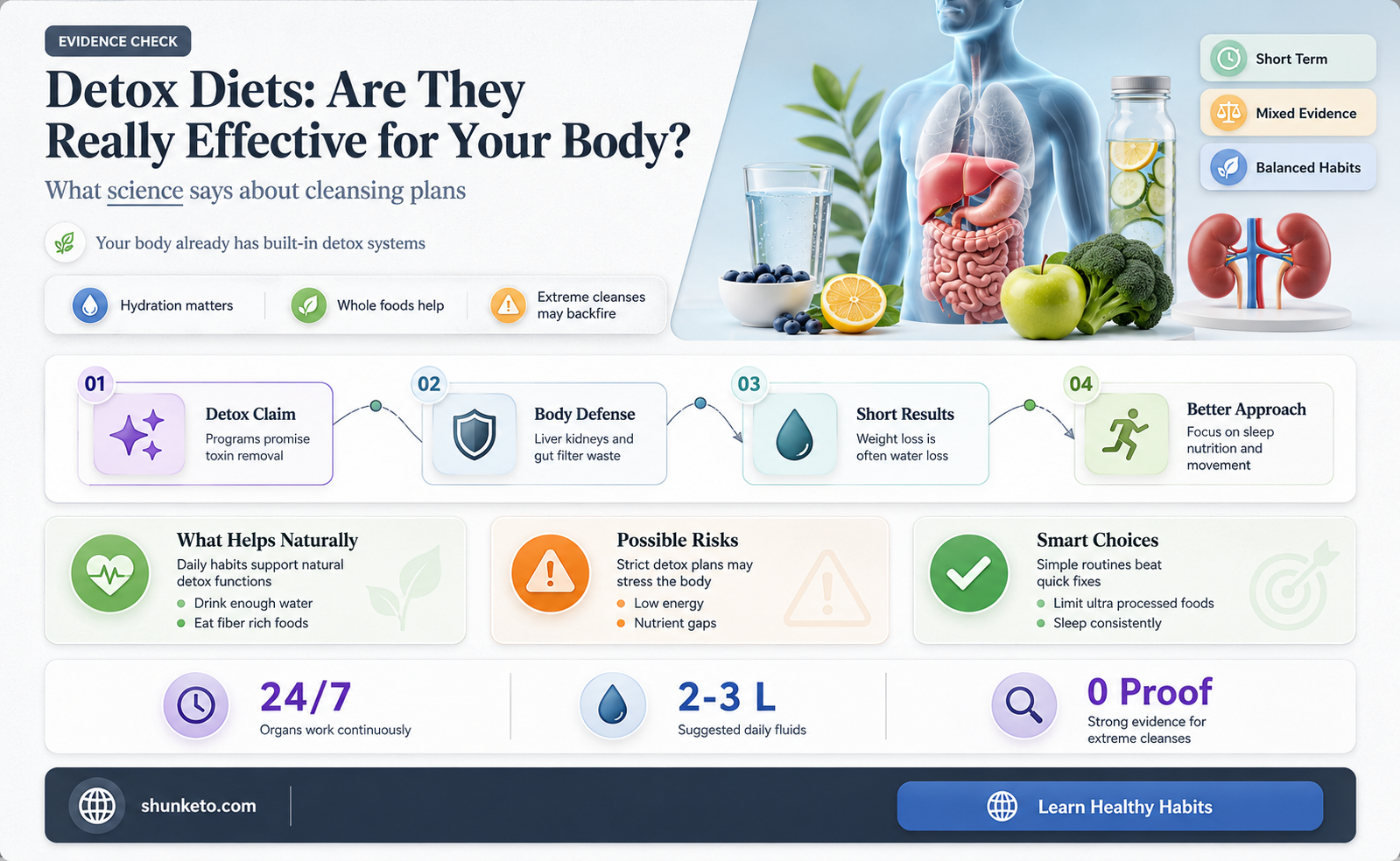are detox diets effective
