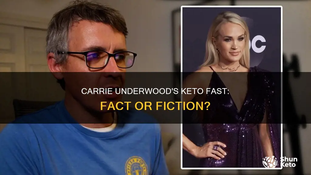 did carrie underwood really use keto fast