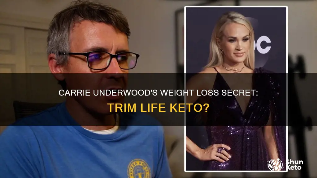 did carrie underwood really use trim life keto