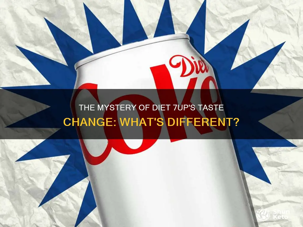 did diet 7up change its taste