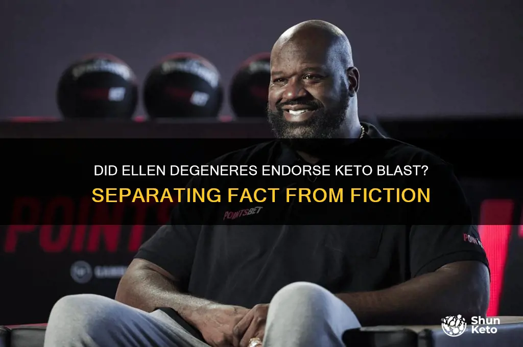 did ellen degeneres endorse keto blast