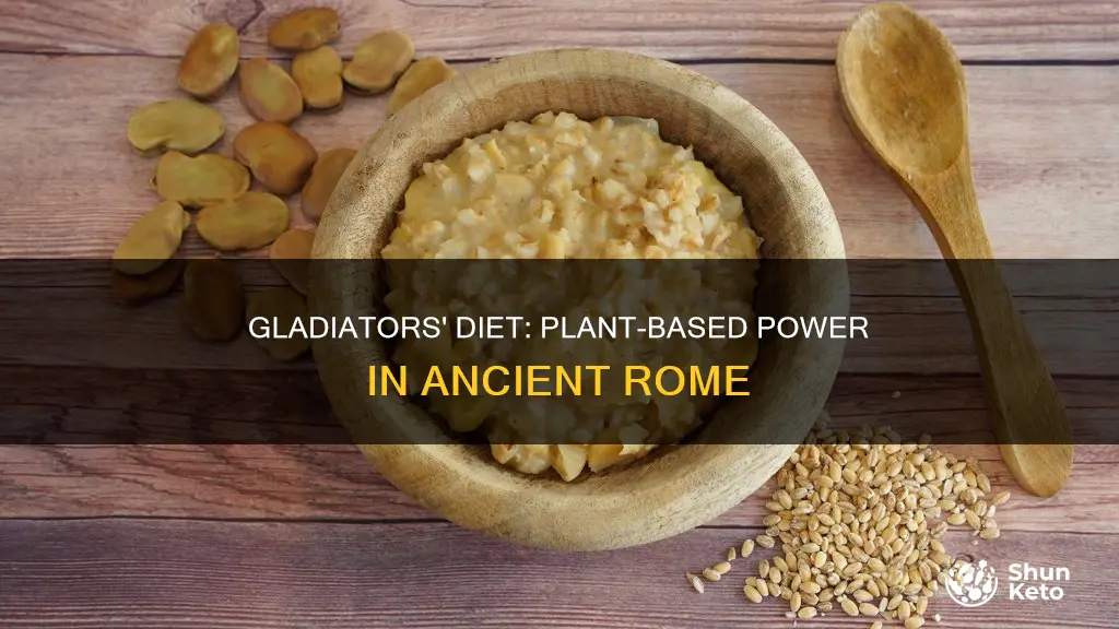 did gladiators have a plant based diet