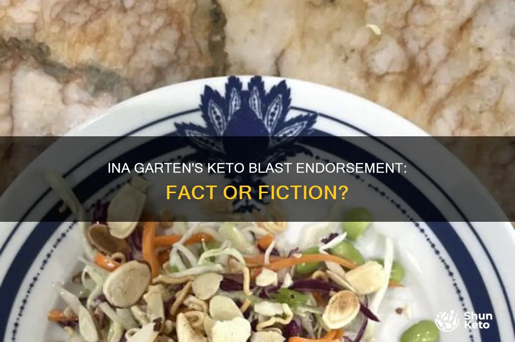 did ina garten endorse keto blast supplement