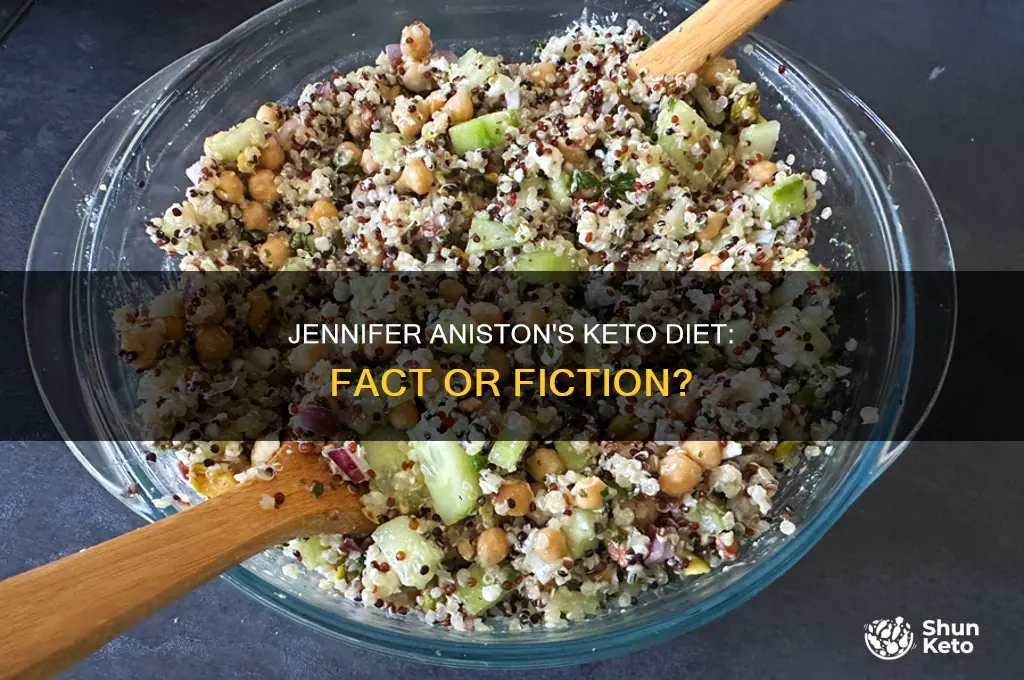 did jennifer aniston actually go on keto diet