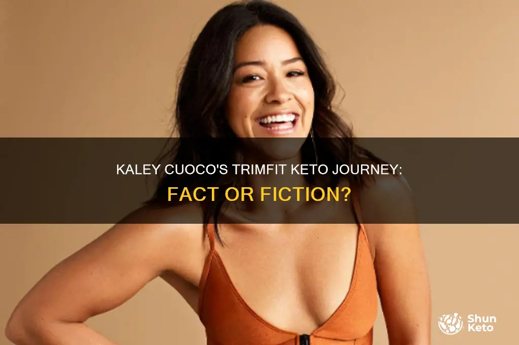 did kaley cuoco trimfit keto