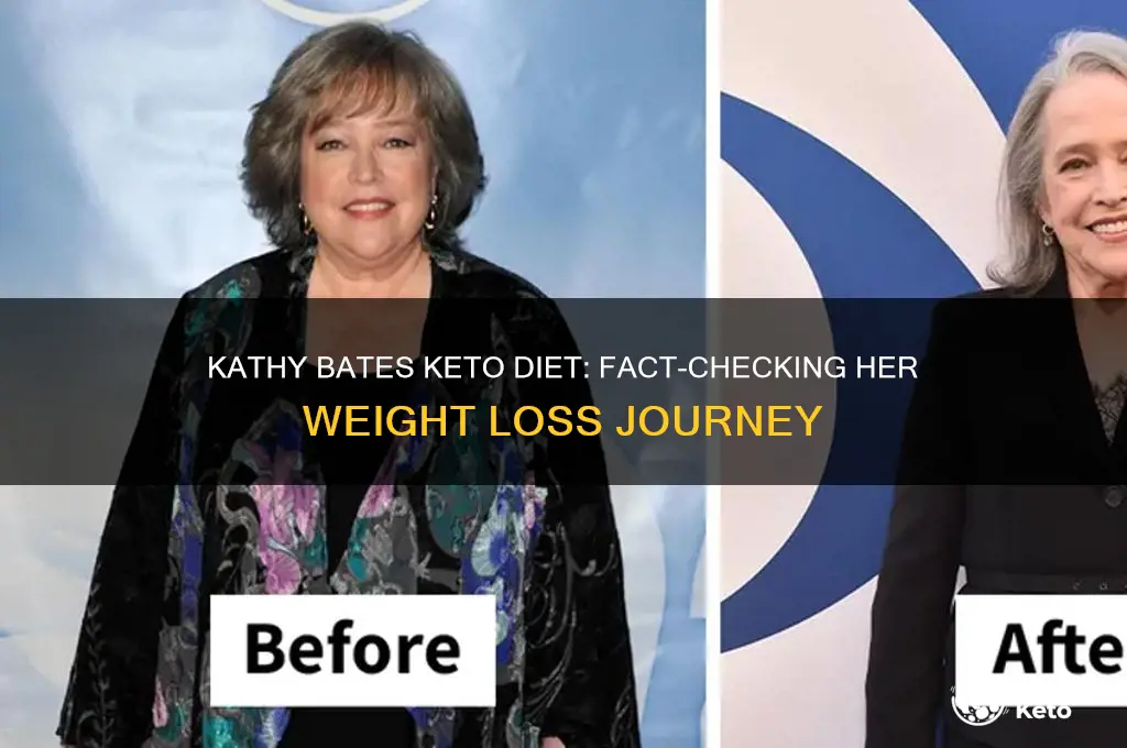 did kathy bates go on keto diet