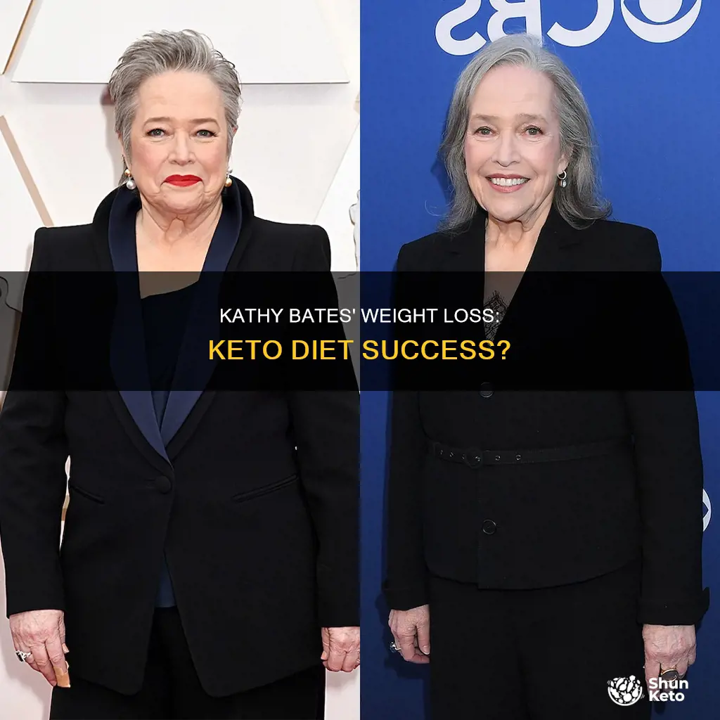 did kathy bates lose weight on keto