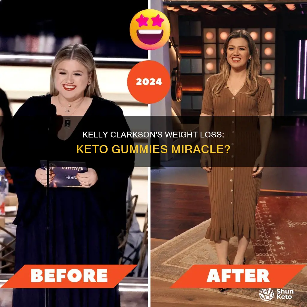 did kelly clarkson lose weight eating keto gummies