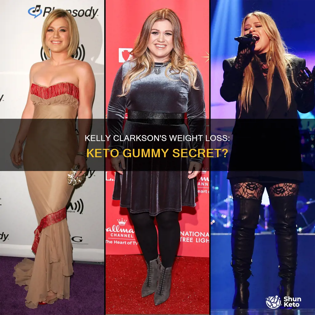 did kelly clarkson really use keto gummies to lose weight