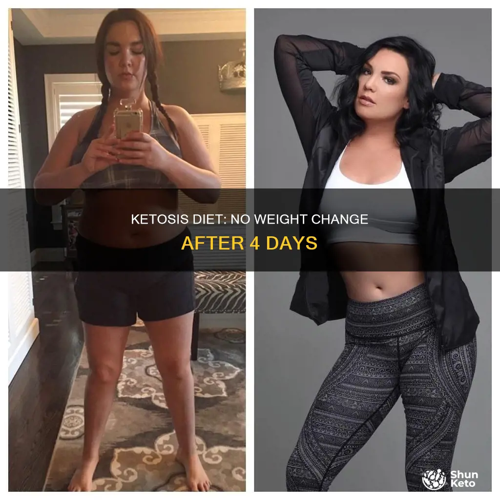 did ketosis diet 4 days no change on scale