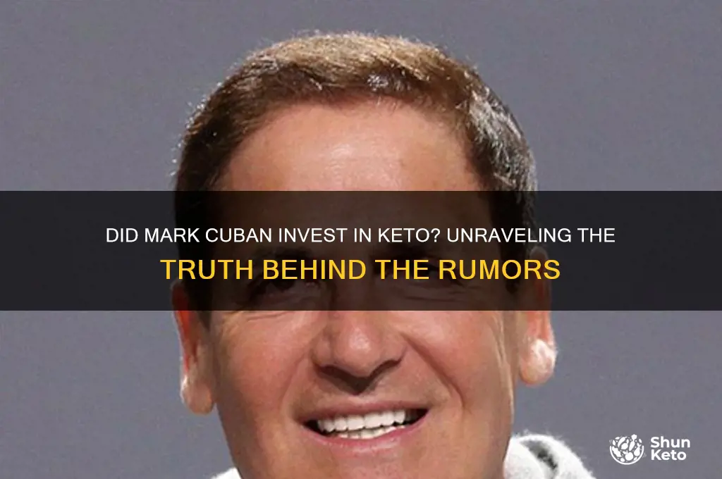 did mark cuban invest in keto
