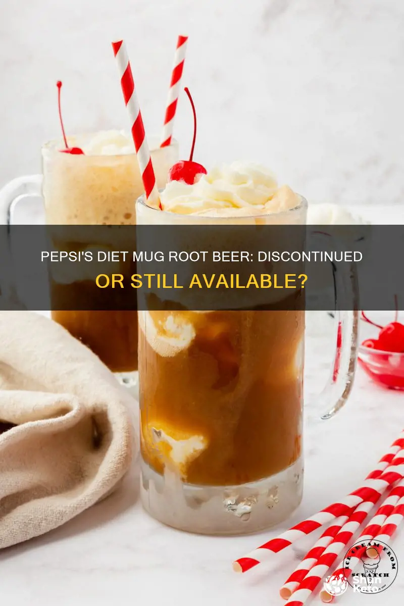 did pepsi discontinue diet mug root beer