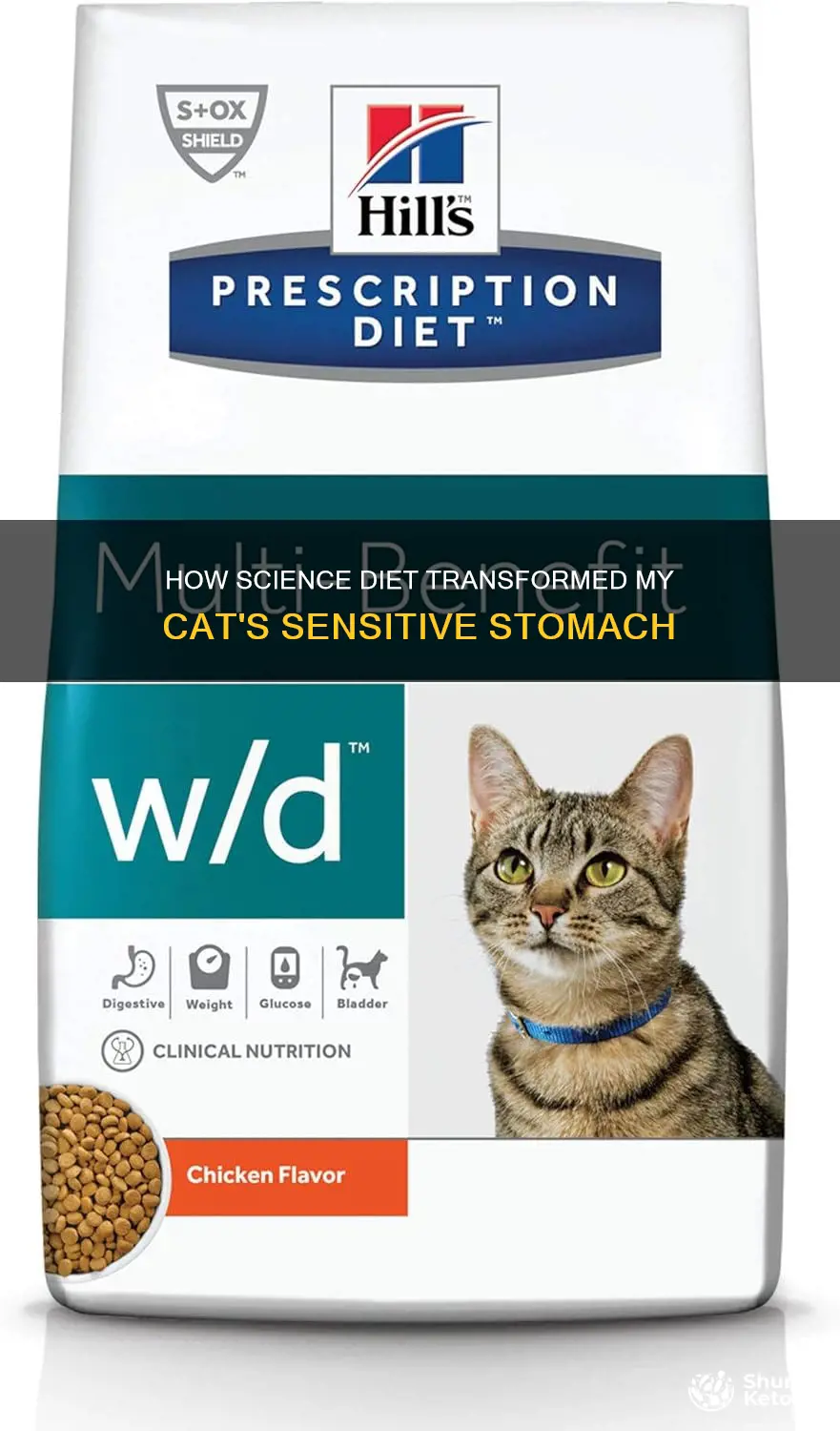 did science diet change the cat sensitive stomach