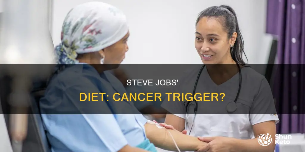 did steve jobs diet cause cancer