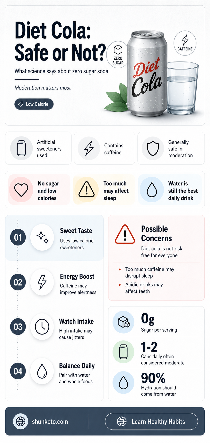 are diet colas safe to drink