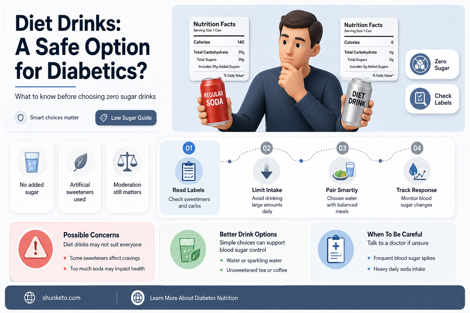 are diet drinks acceptable for diabetics