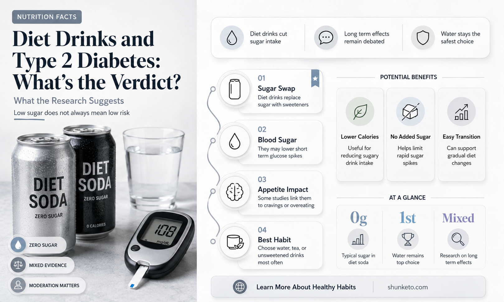 are diet drinks ok for type 2 diabetes