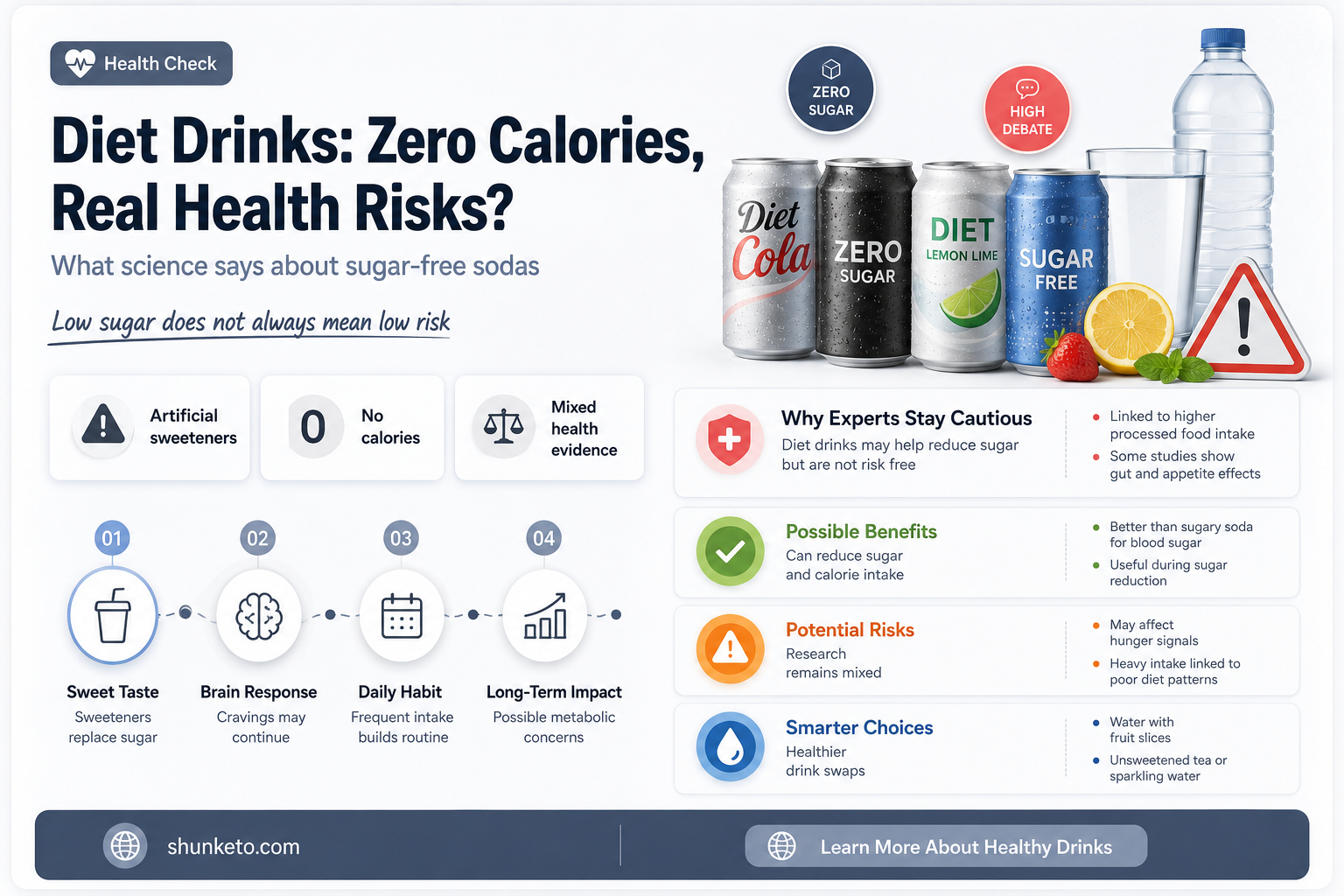 are diet drinks really zero calories