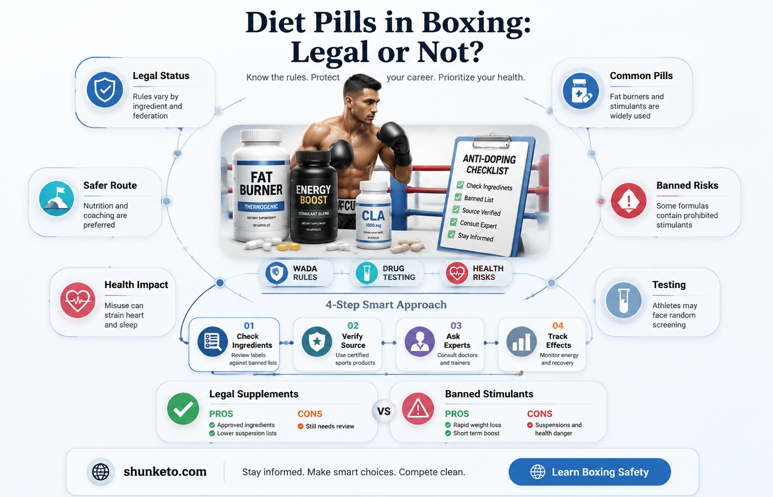 are diet pills legal in boxing