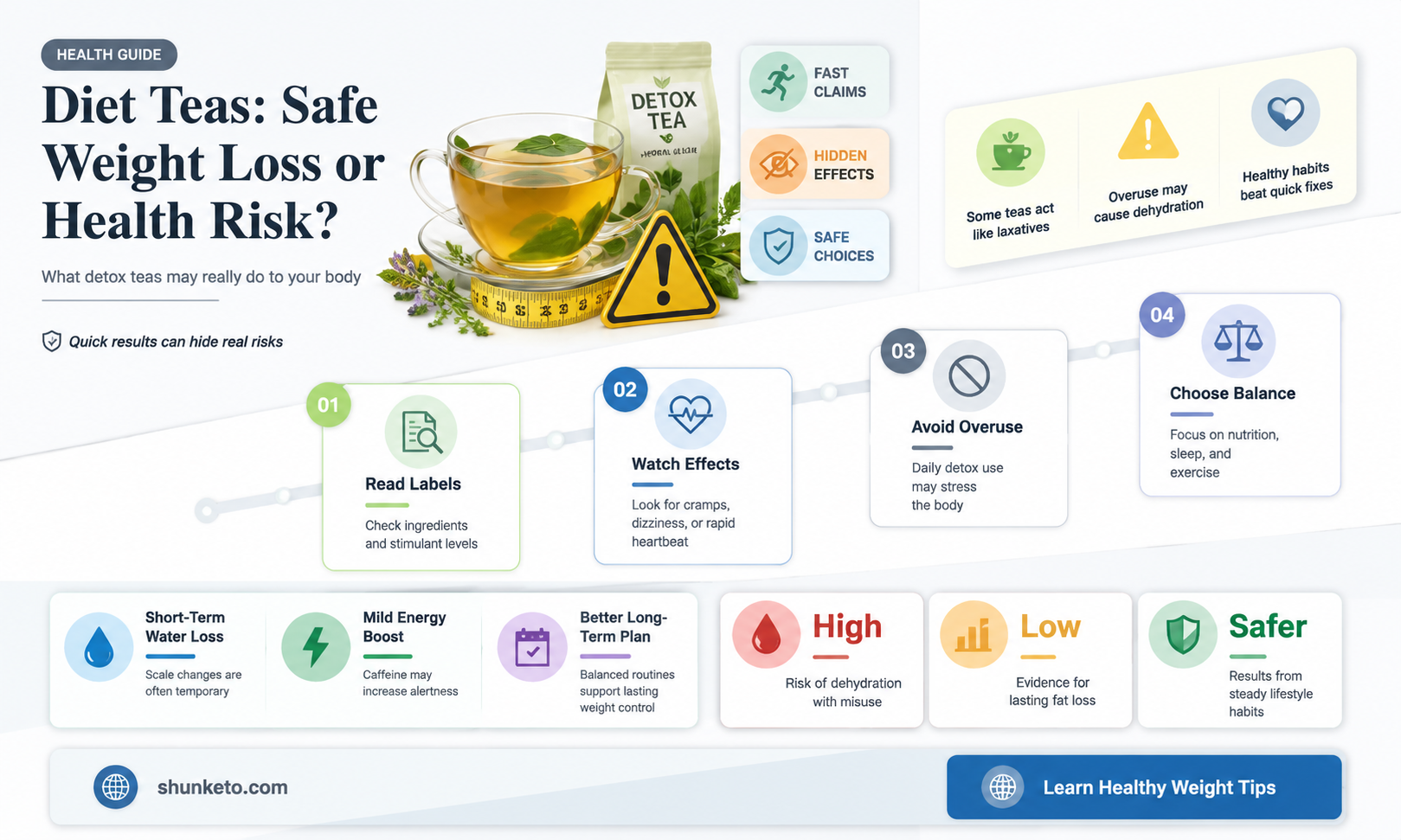 are diet teas safe