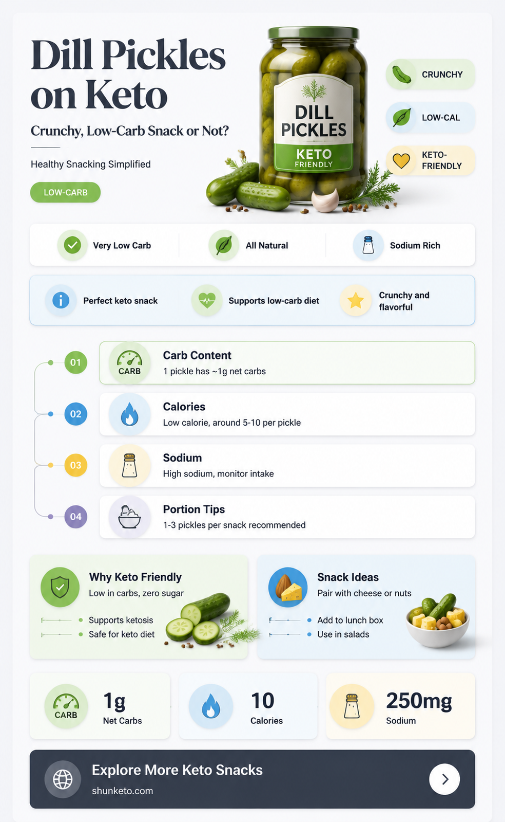 are dill pickles keto