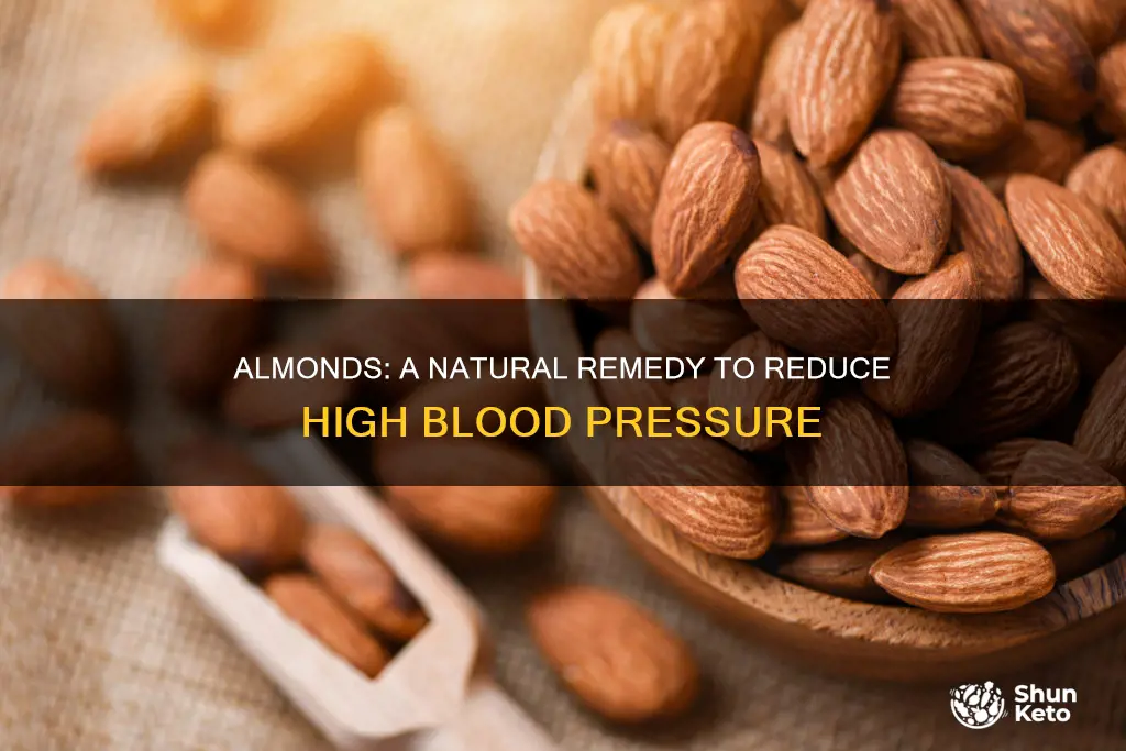 do almonds reduce blood pressure