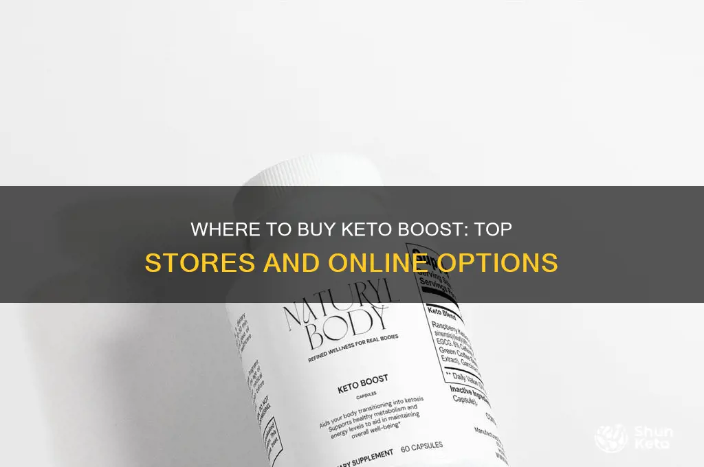 do any stores sell keto boost