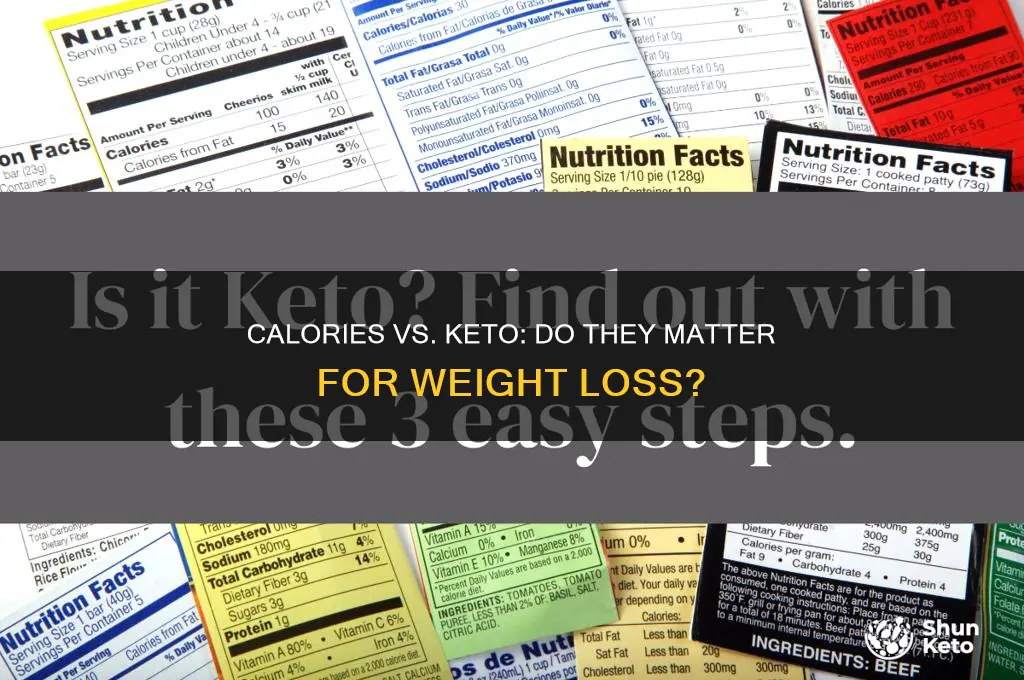 do calories count on a keto diet
