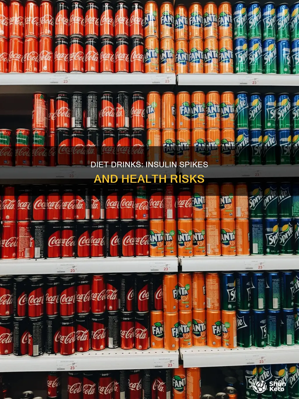 do diet drink spike insulin