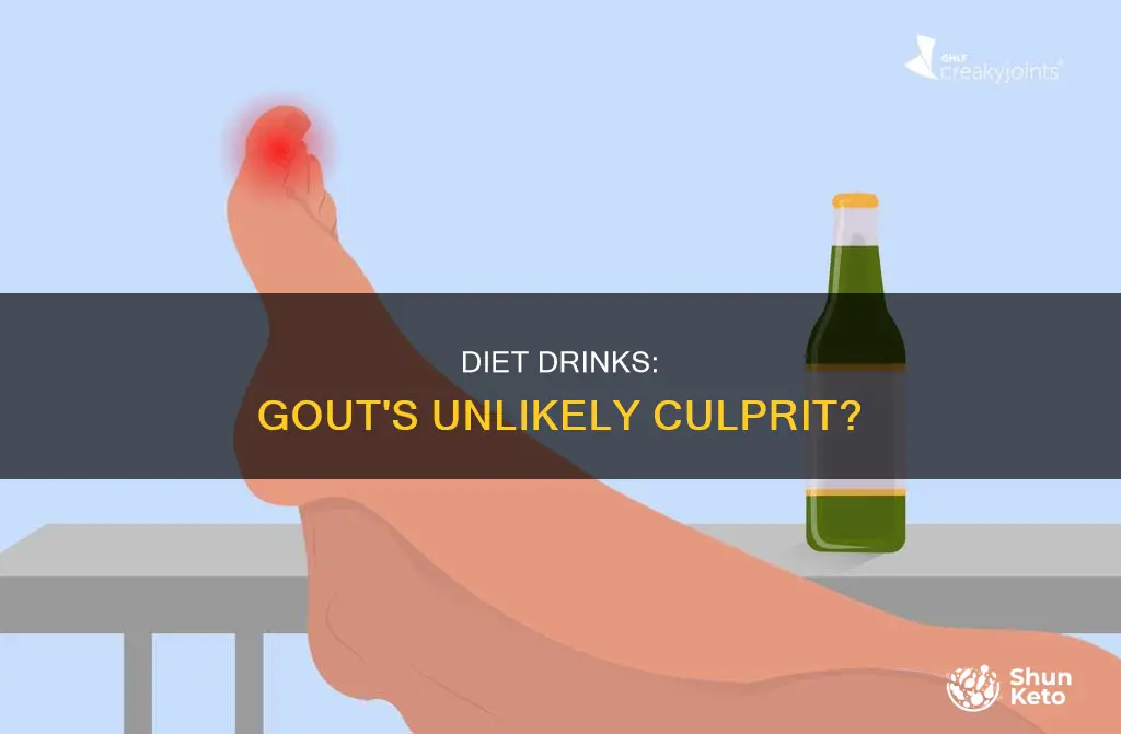 do diet drinks cause gout