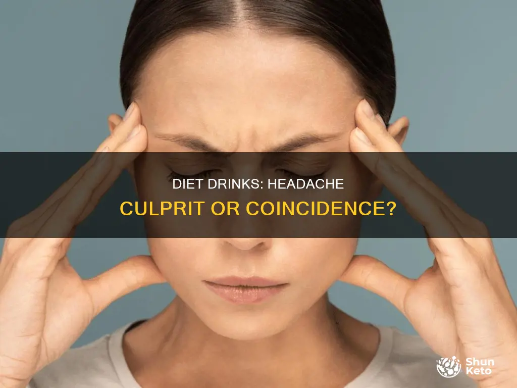 do diet drinks cause headaches