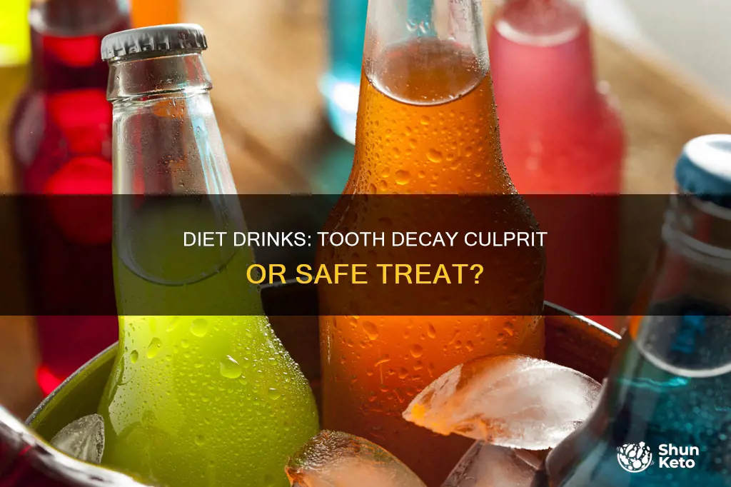 do diet drinks cause tooth decay